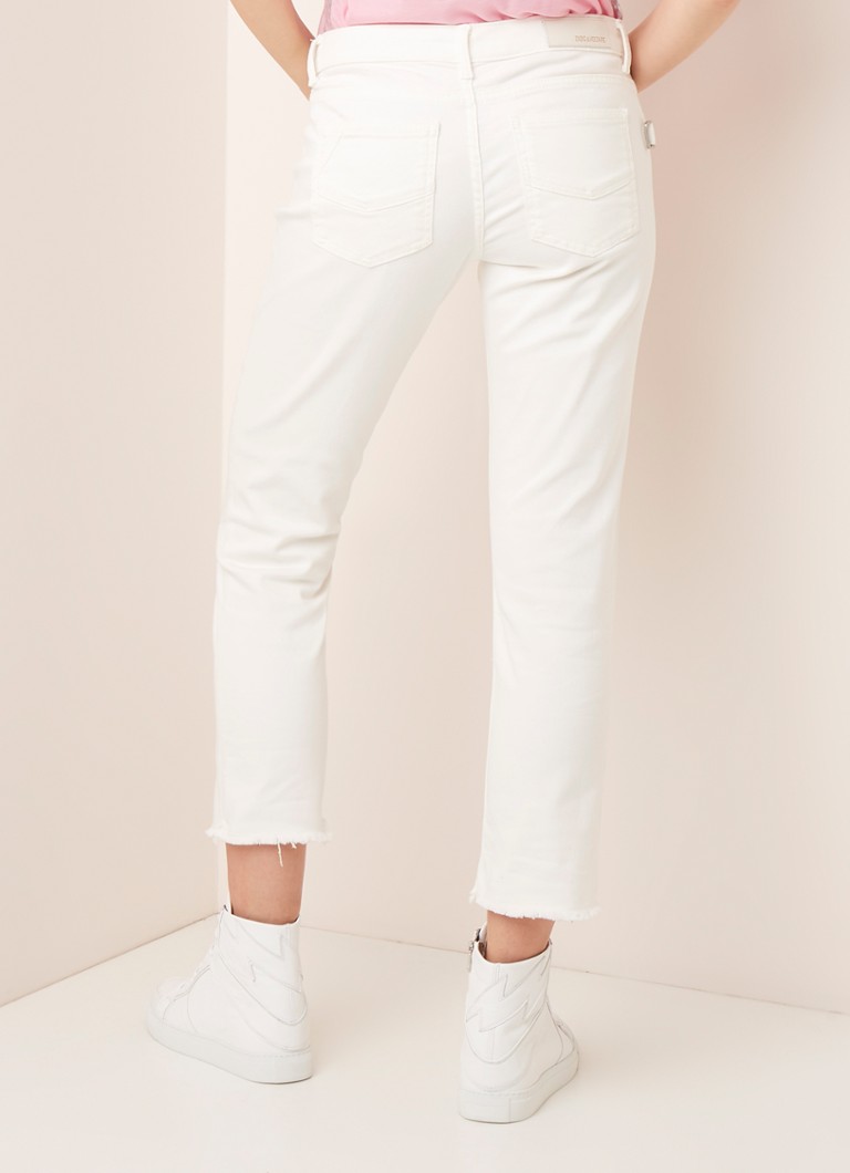 Rifľové džínsy Zadig&Voltaire Ava slim fit so zipsovými vreckami