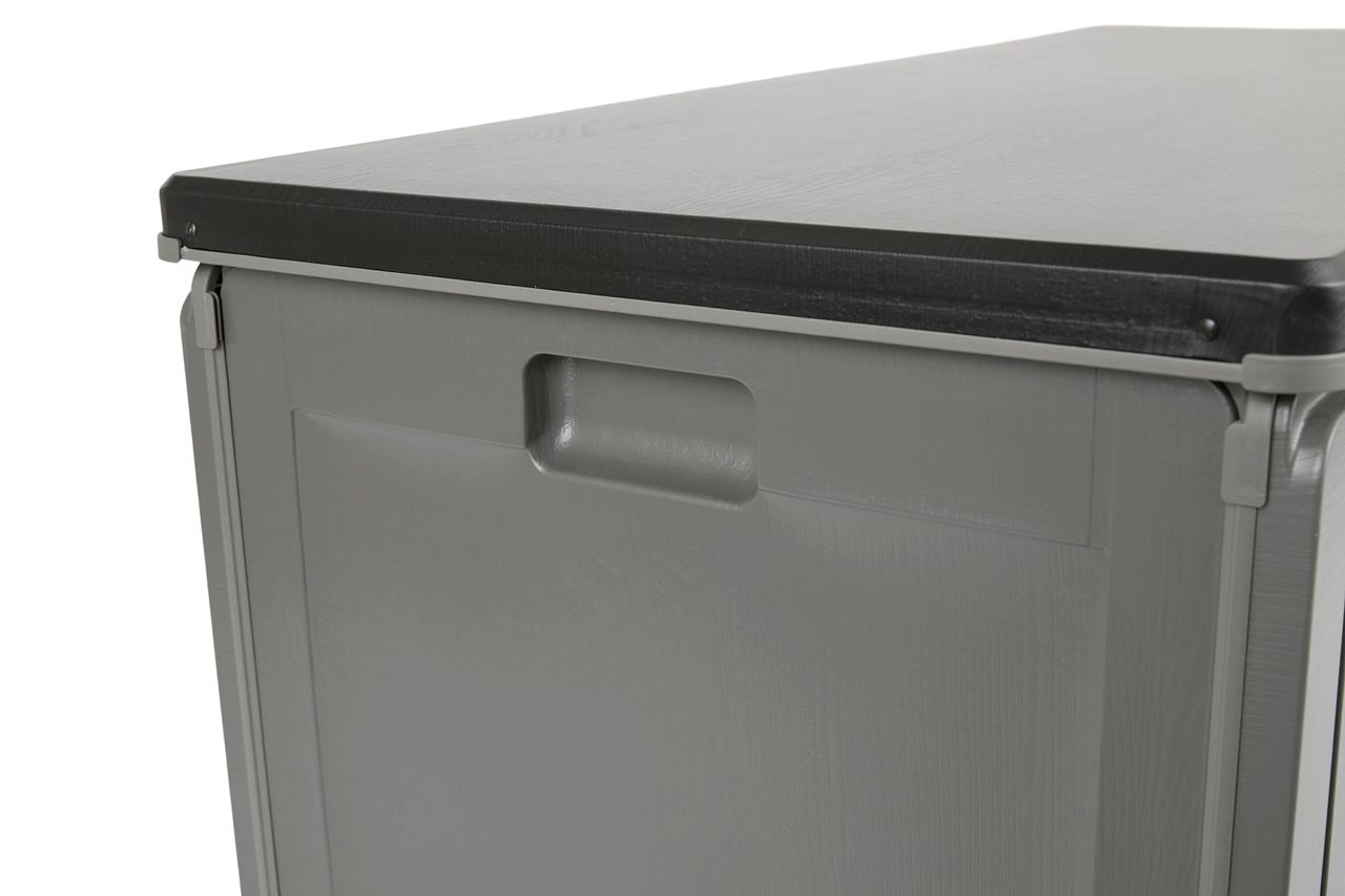 909 OUTDOOR Premium-Gartenbox grau
