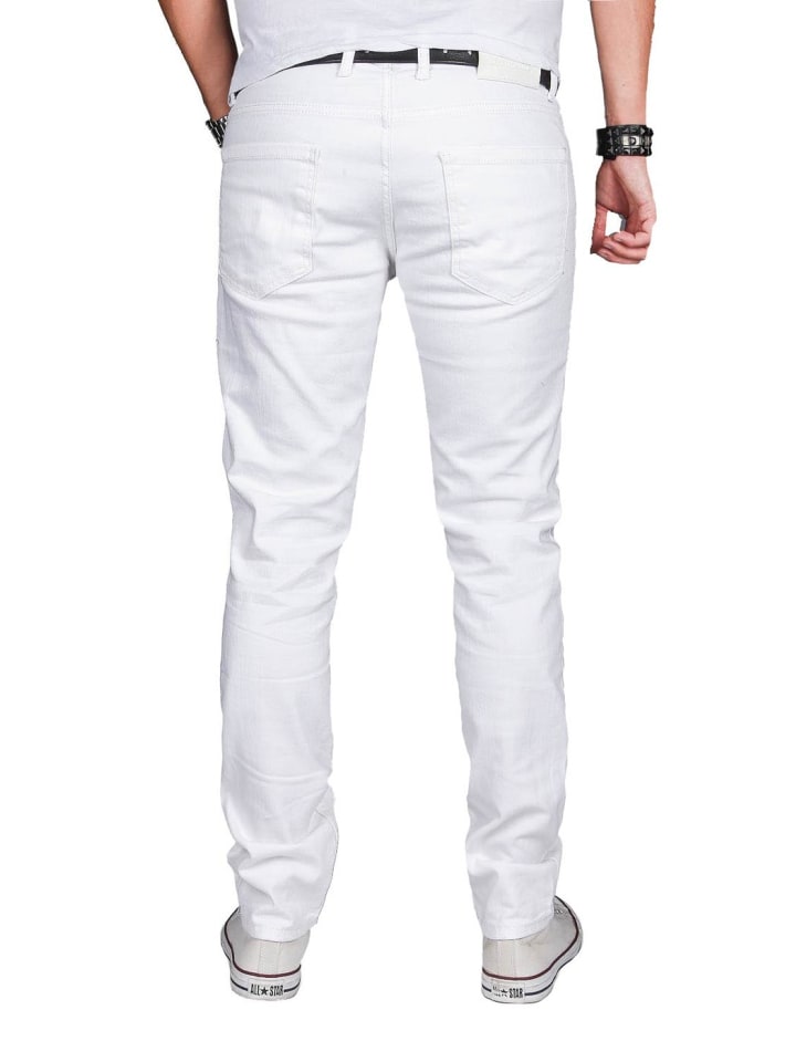 Alessandro Salvarini Jeans Salvarini-Basic-Multi in Weiß günstig kaufen