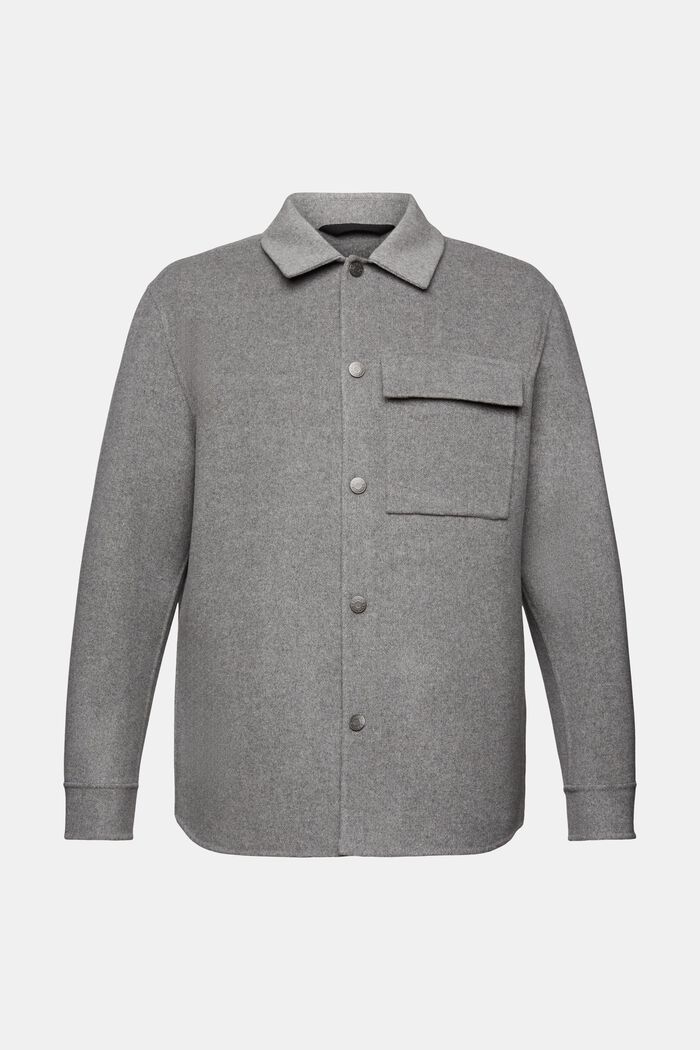 Jacke aus recyceltem Wollmix