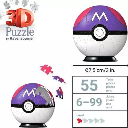 3D Puzzle Ball Pokémon Meisterball