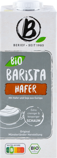Berief Bio Barista Haferdrink mit Soja