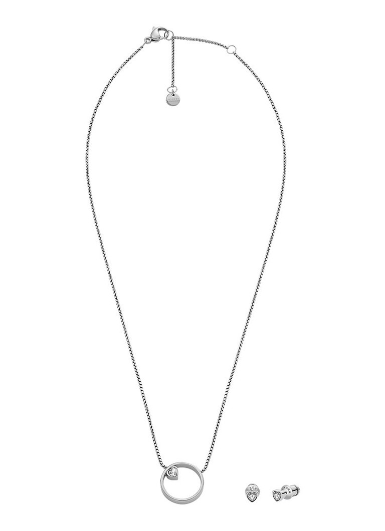 Skagen Kariana necklace and stud earrings in set of 2 SKJB1016SET