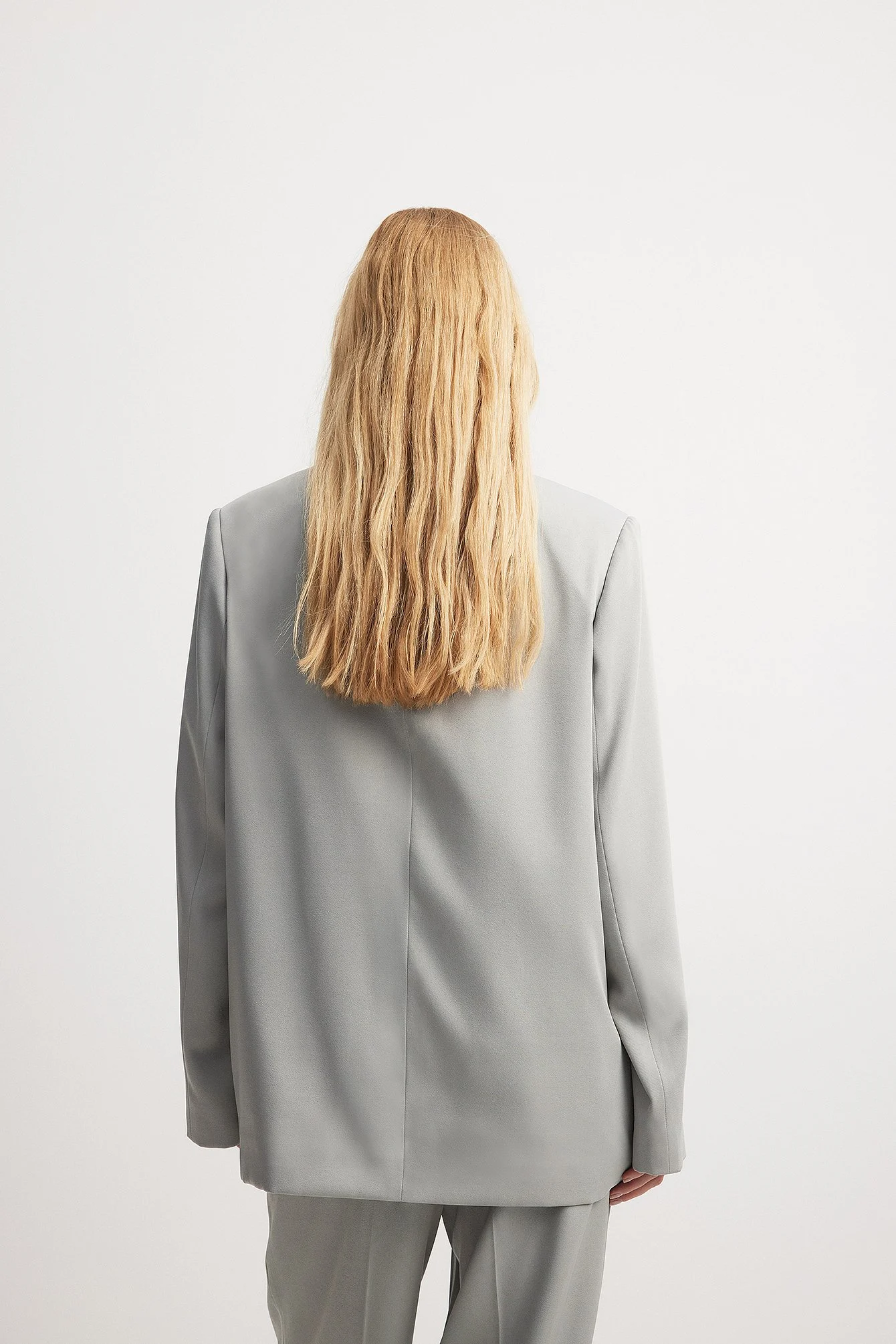 Gerader Oversize-Blazer ohne Revers