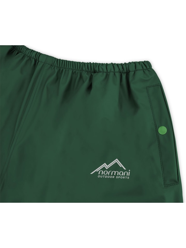 Normani Outdoor Sports Kinder Regenhose York in Grün günstig kaufen