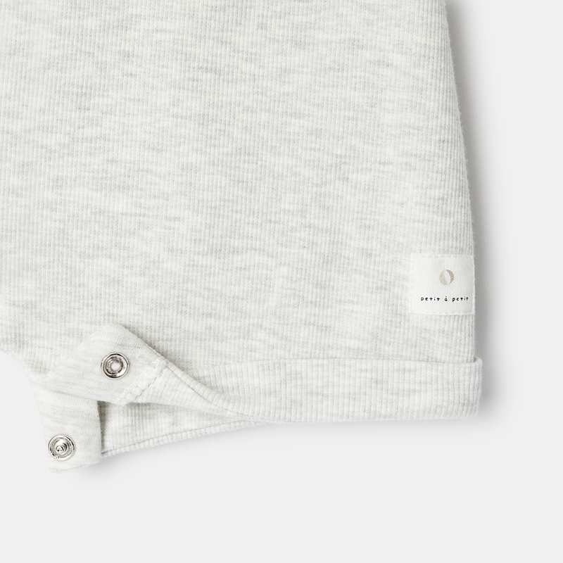 Pyjama court en coton blanc naissance Absorba