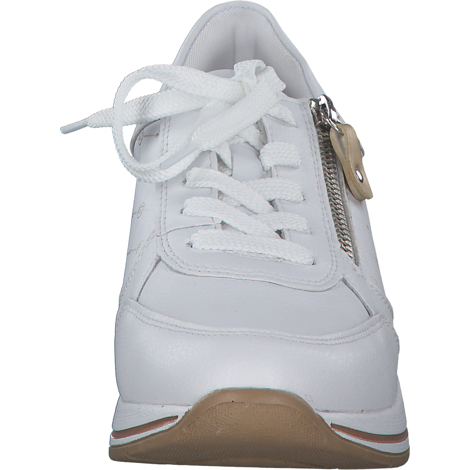 Remonte D3211, Schnürschuhe, Damen, weiss/weiss/alloy/lightgold