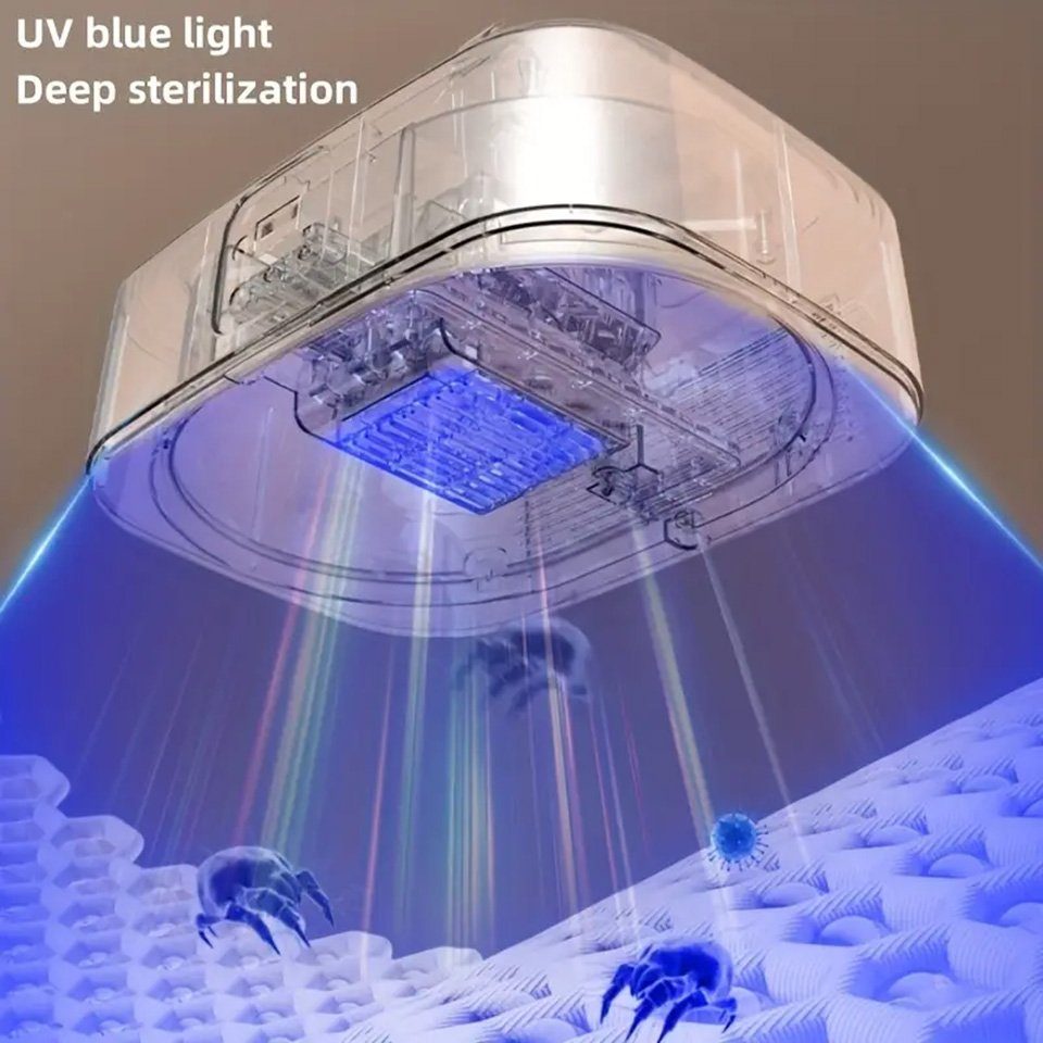 YUHRO Heizungswäschetrockner Faltbarer Reise-Haartrockner mit Timer und UV-Blaulicht-Sterilisation., Doppelter Modus, Fernbedienung, Senioren-Kleiderschranktrockner.