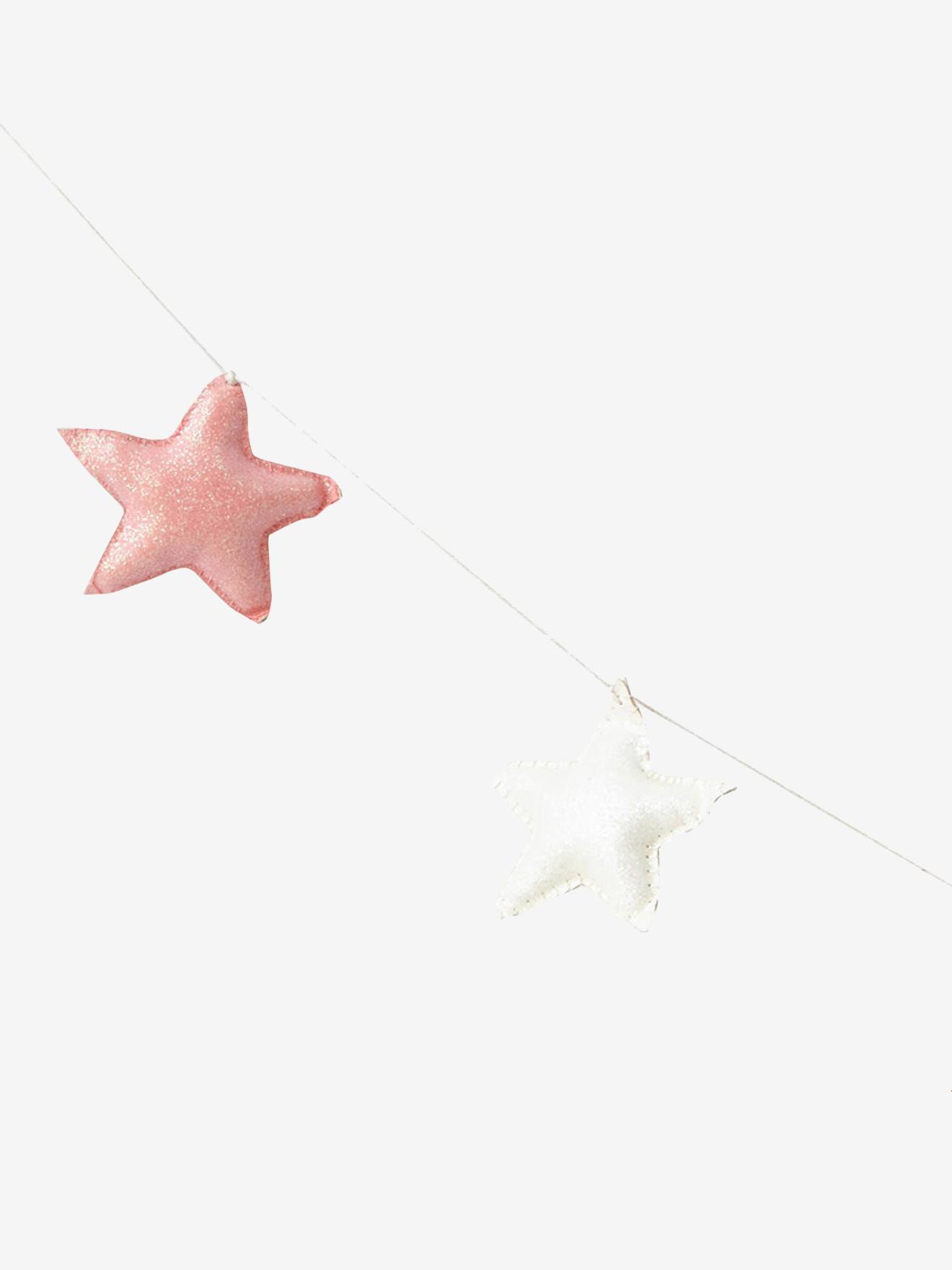 Guirlande étoiles Magie rose rose