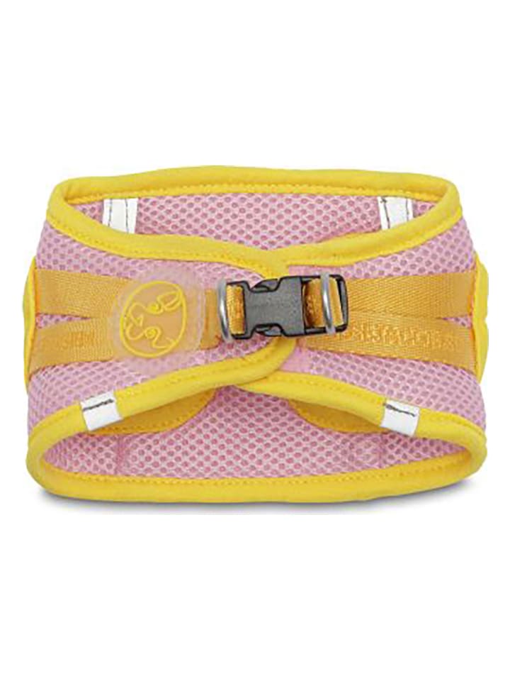 VOV & VUF Hundegeschirr in Rosa/ Gelb - (L)26-30 cm günstig kaufen