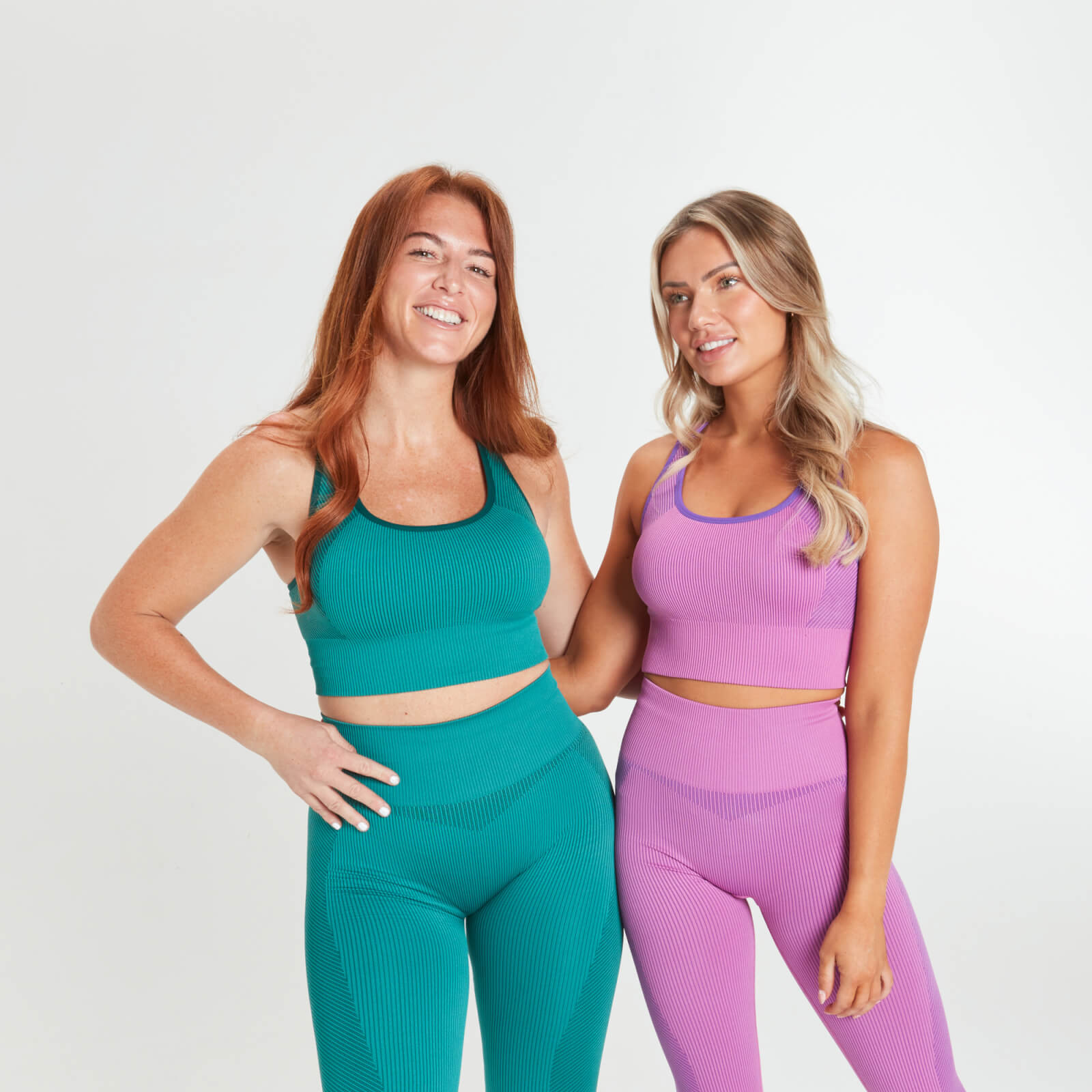 Brassière de sport côtelée sans coutures MP X Siobhan – Vert
