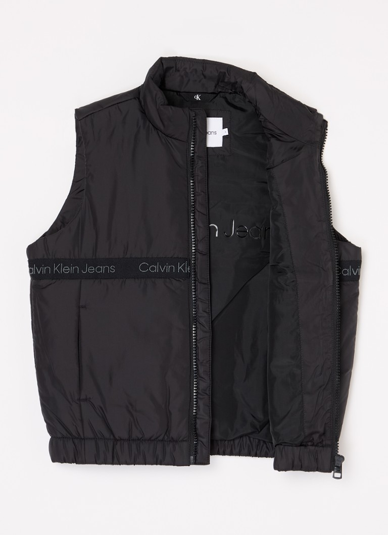 Vestă matlasată Calvin Klein cu logo brodat