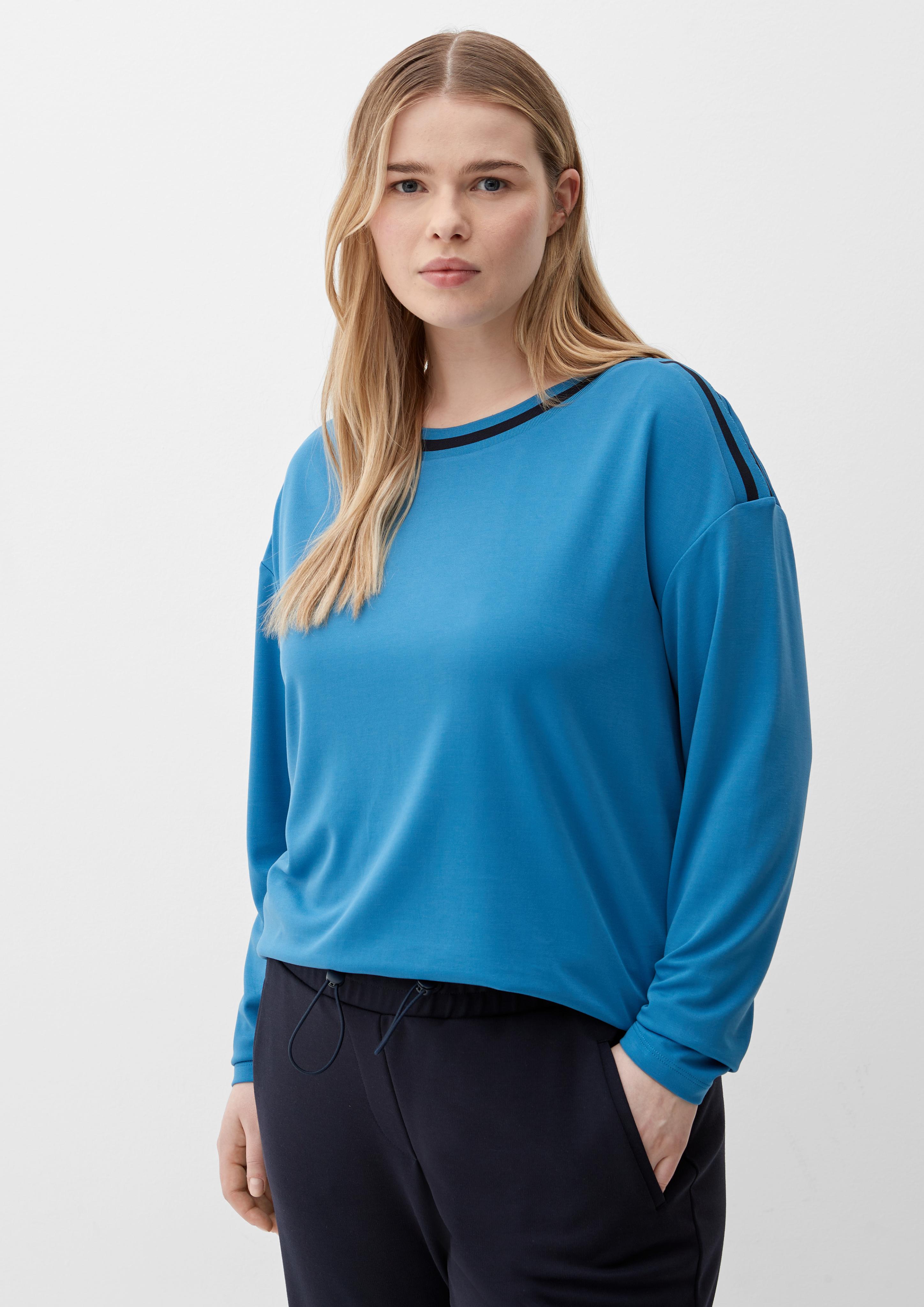 Longsleeve mit U-Boot-Ausschnitt  2129387-5428