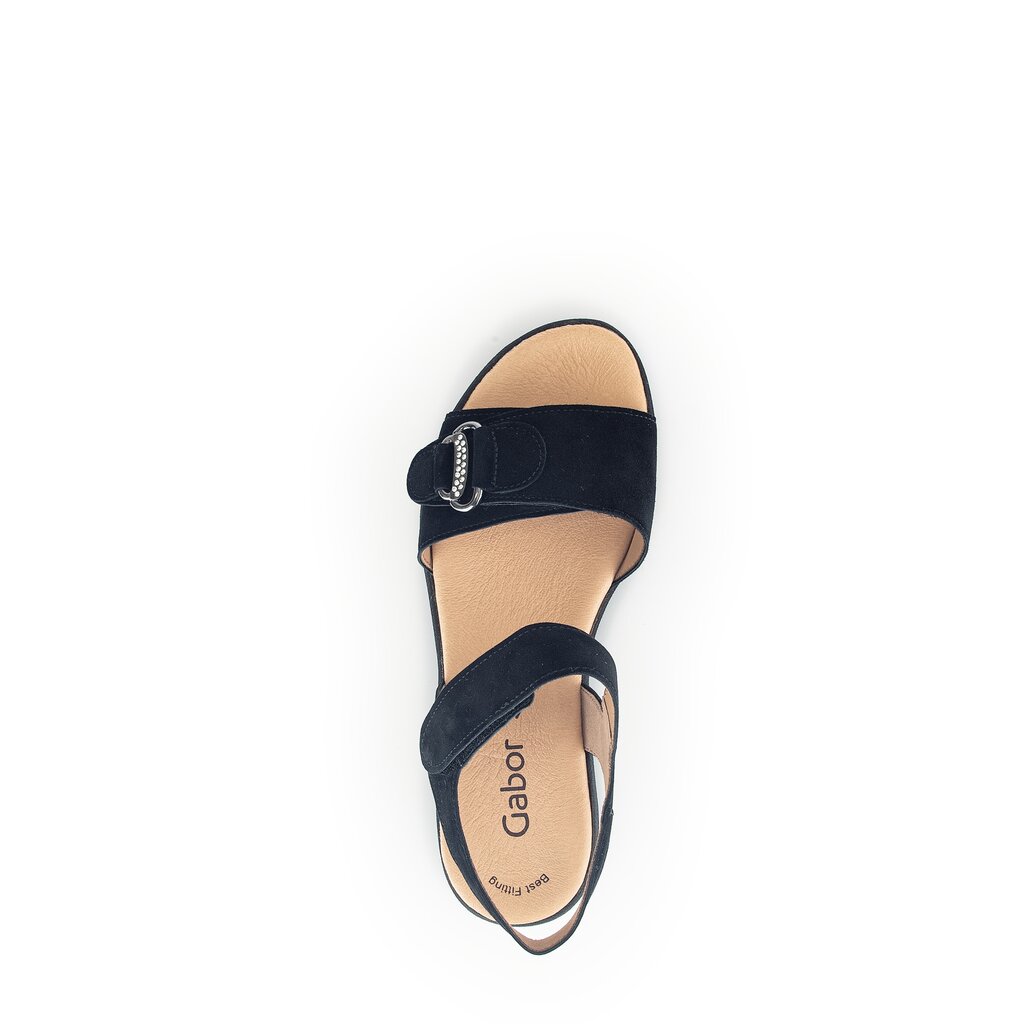Gabor fashion Plateau Sandale schwarz