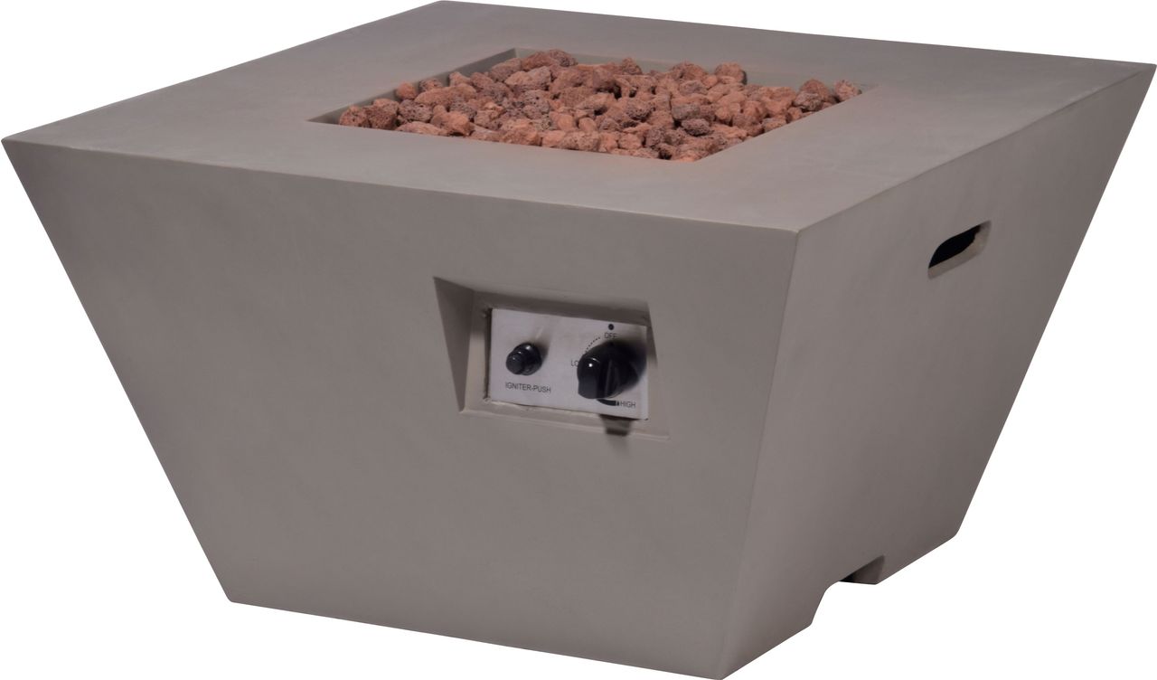 dobar Outdoor Lava-Ofen Hellgrau