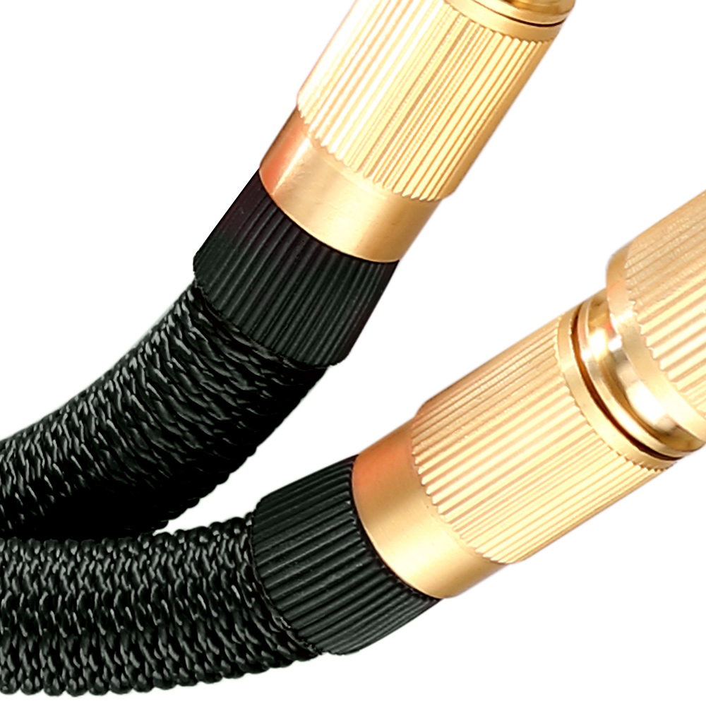 Casaria Gardebruk® Gartenschlauch Schwarz 30m flexibel