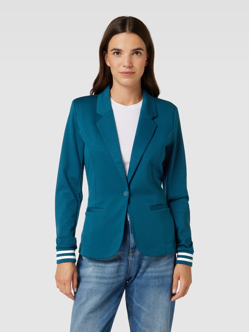 Blazer mit Leistentaschen Modell 'KINNIE' in petrol