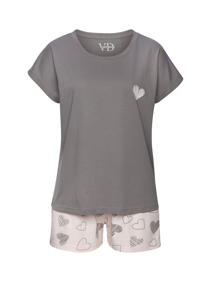 VIVANCE DREAMS Shorty in rosa/grau günstig kaufen