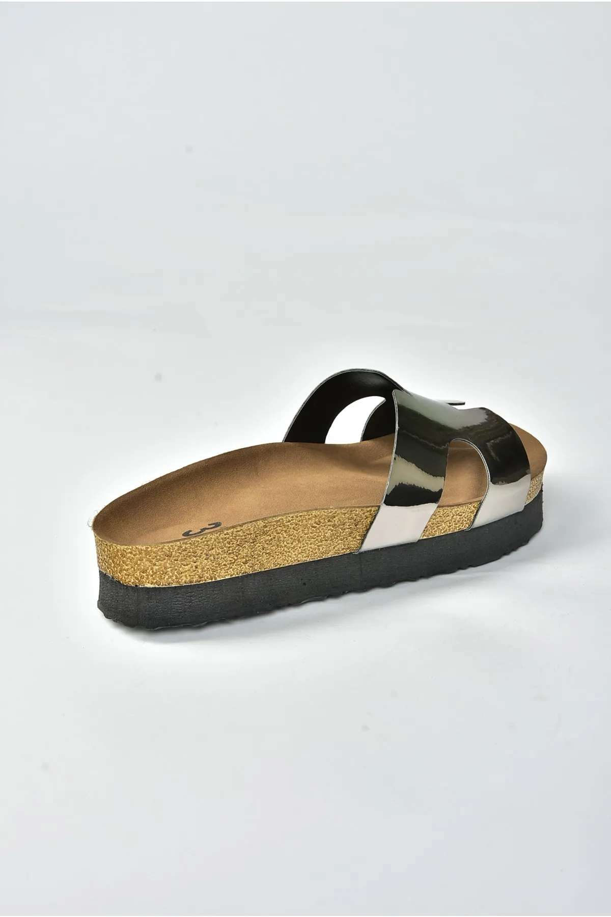 Fox Shoes  Platin-Hausschuhe für Damen