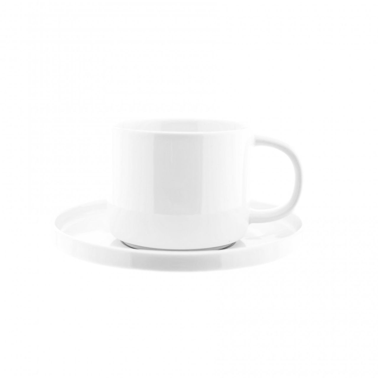 Almina Mokka-Tassen-Set - 12 Teiliges Set weiß - Espressotasse 100 ml Gemustert