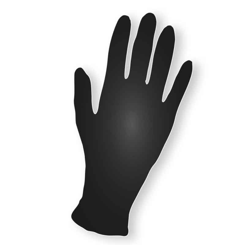 Efalock Nitril Handschuhe S schwarz 100 Stück