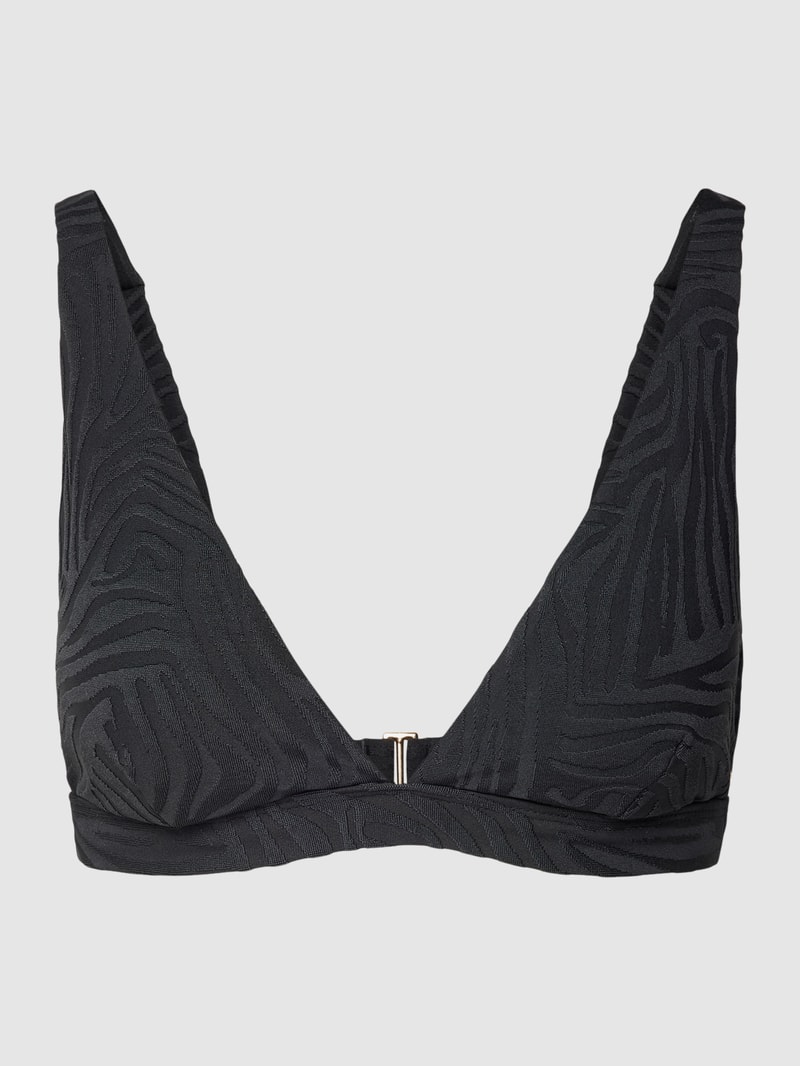 Bikini-Oberteil in Triangel-Form Modell 'AMY' in schwarz