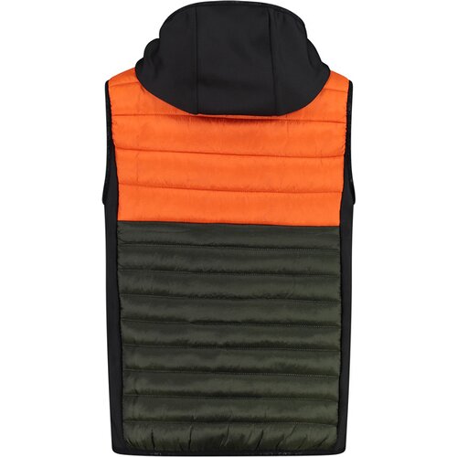 KINDER WESTE KID HYBRID VEST FIX HOOD