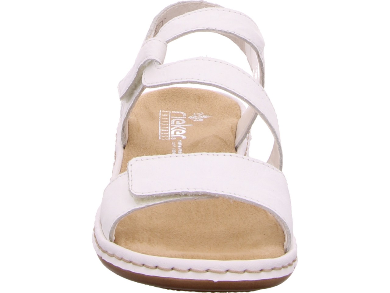 RIEKER Klassische Sandalen weiss