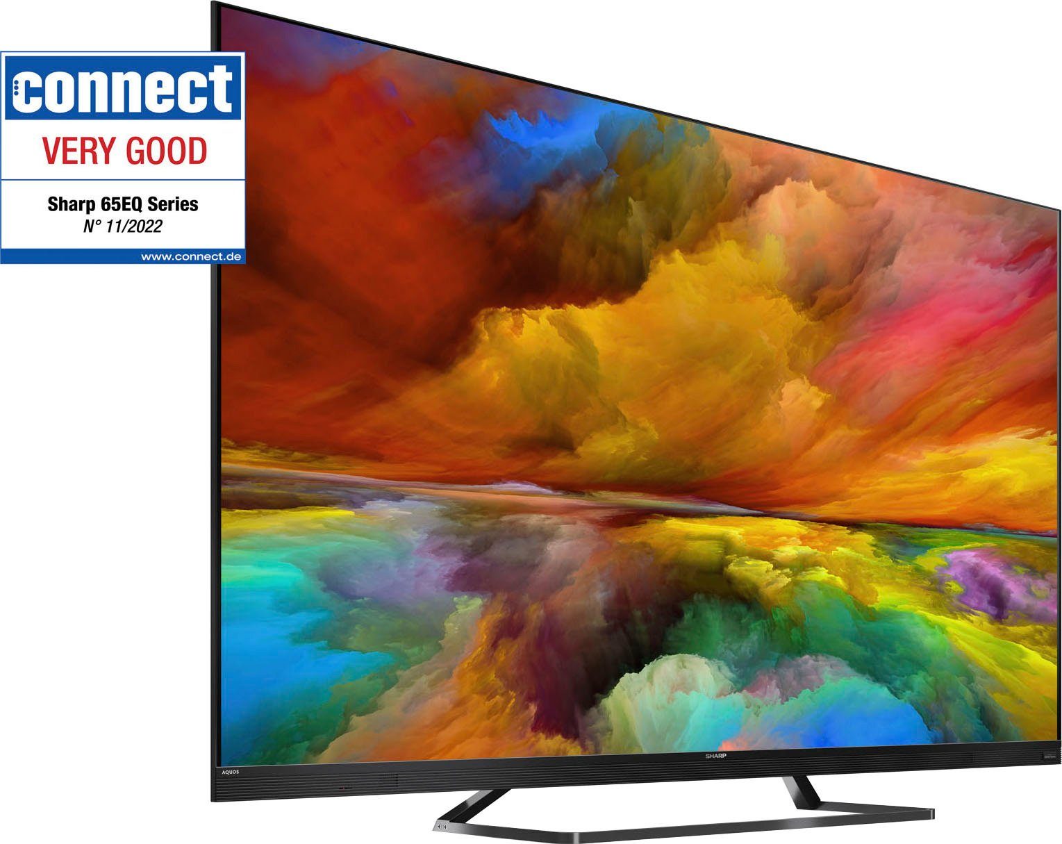 Sharp 4T-C50EQx LED-Fernseher (126 cm/50 Zoll, 4K Ultra HD, Android TV, Smart-TV)