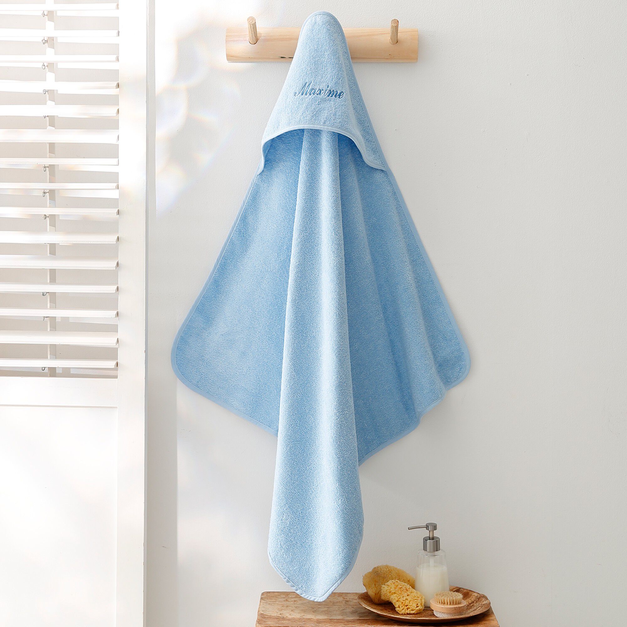 Cape de bain bébé personnalisable
