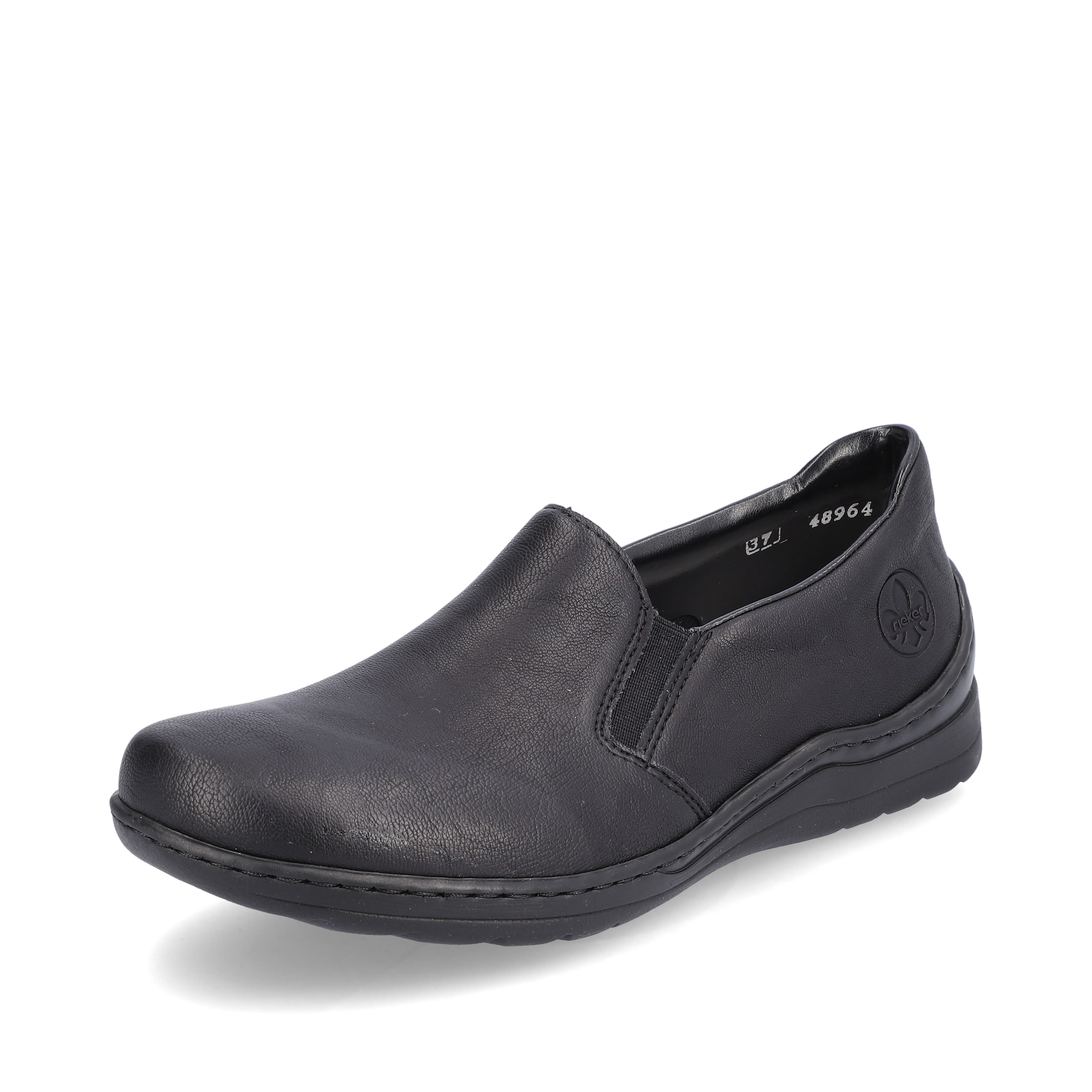 Rieker Damen Slipper asphaltschwarz