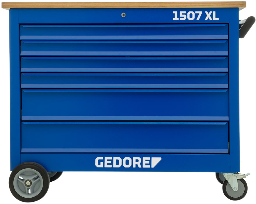 Gedore 3127796 1507 XL 40200 Banc de lucru mobil cu 6 sertare