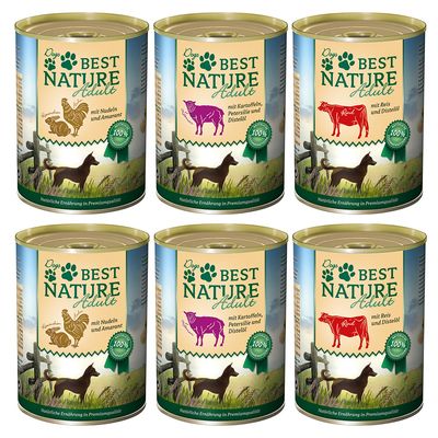 Sparpaket Best Nature Dog Adult 12 x 400 g