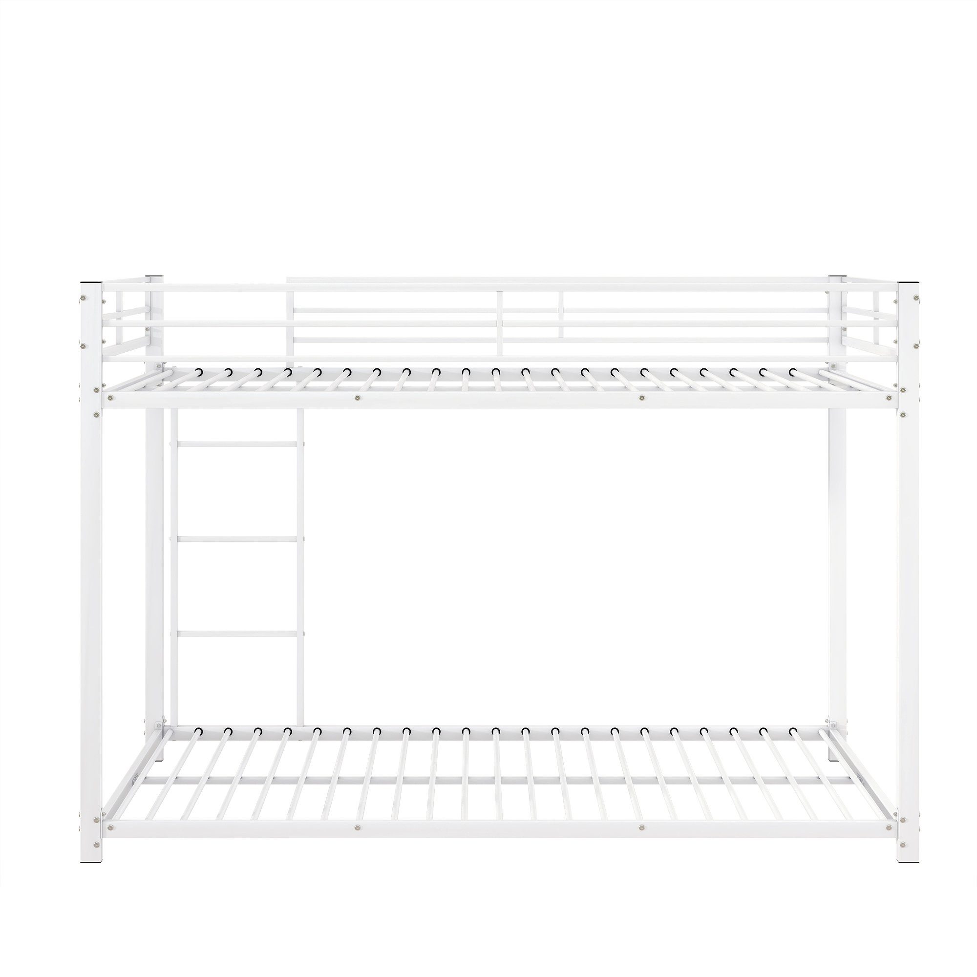 HAUSS SPLOE Etagenbett Etagenbett Metallbett Kinderbett Hochbett Bettrahmen Einzelbett (90*200 cm, Eisenetagenbetten in klassischer Form), ohne Matratze