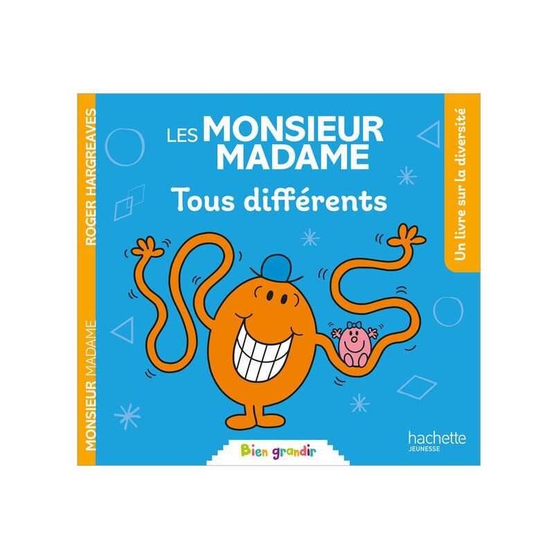 Livre Monsieur Madame, Tous différents - Hachette Jeunesse