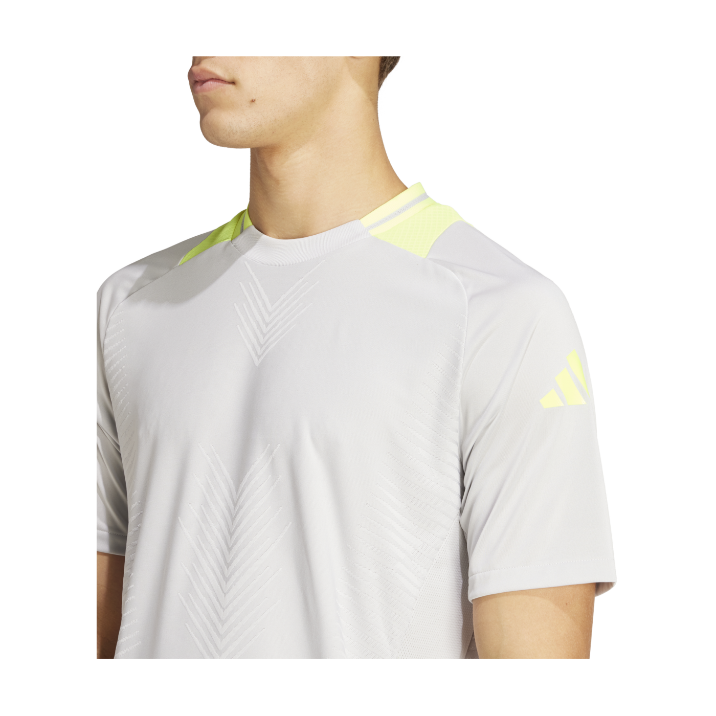 adidas Tiro 24 Pro Training Trikot Grau Gelb