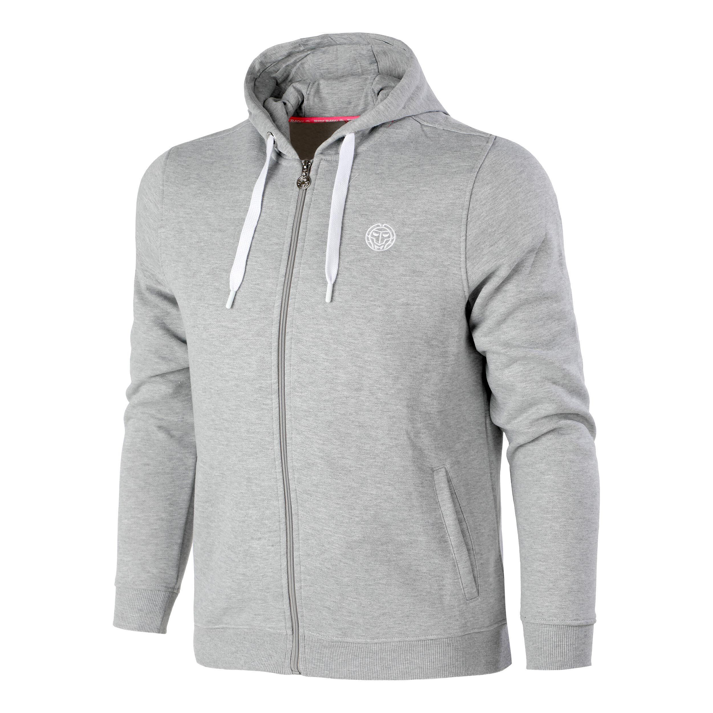 Keno Basic Sweatjacke Herren - Hellgrau