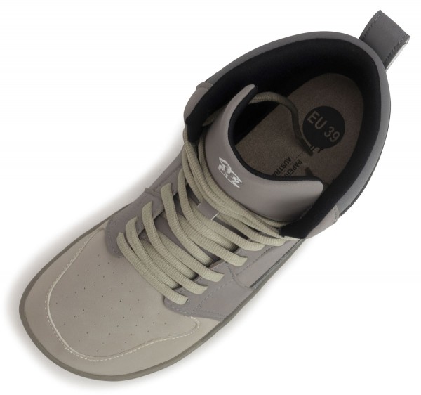 PaperKrane ~ HighCut Sneaker vegan ~ OMGrey