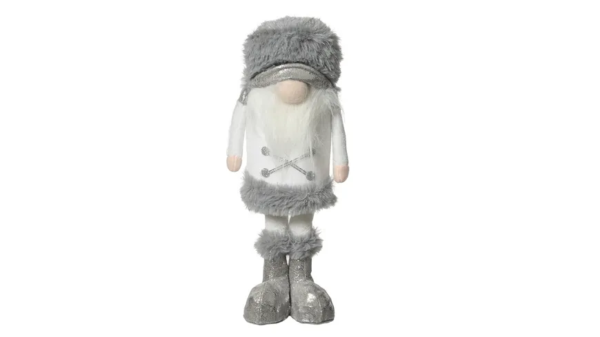 Nussknacker Polyester grau/weiss