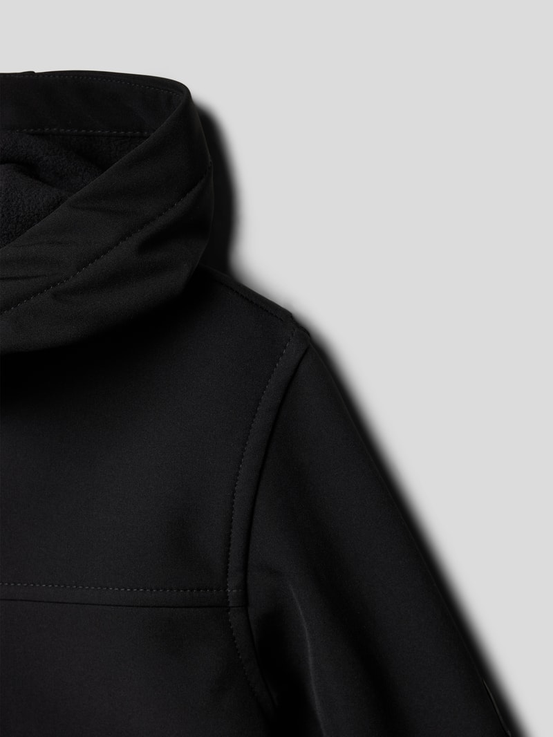 Jacke mit Kapuze Modell 'MARVIN' in schwarz