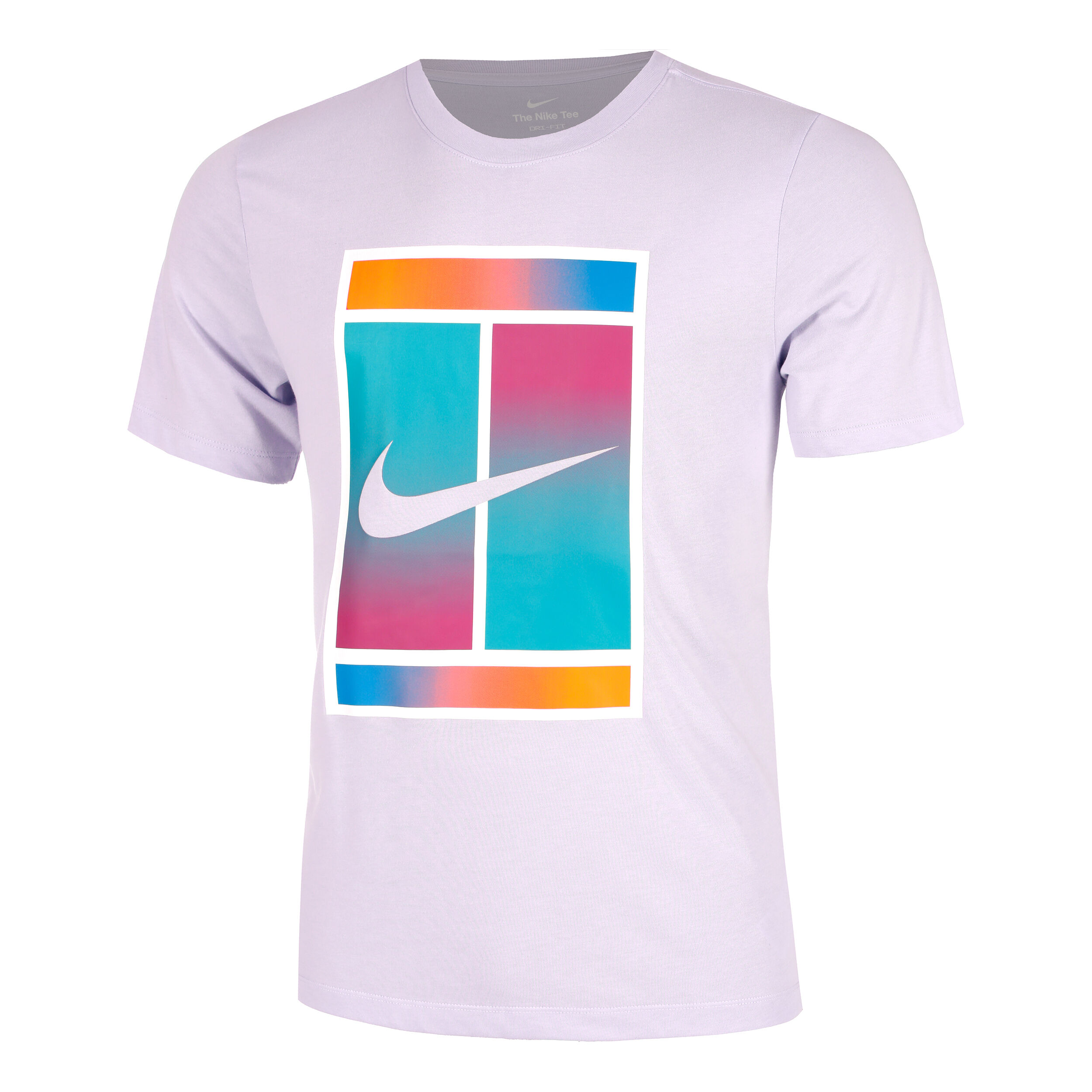 Court Dri-Fit Heritage T-Shirt Herren - Grau, Mehrfarbig