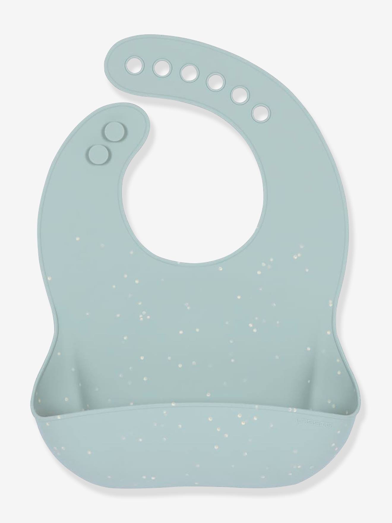 Lässig 2er-Pack Baby Lätzchen mit Auffangschale LÄSSIG, Silikon - blau