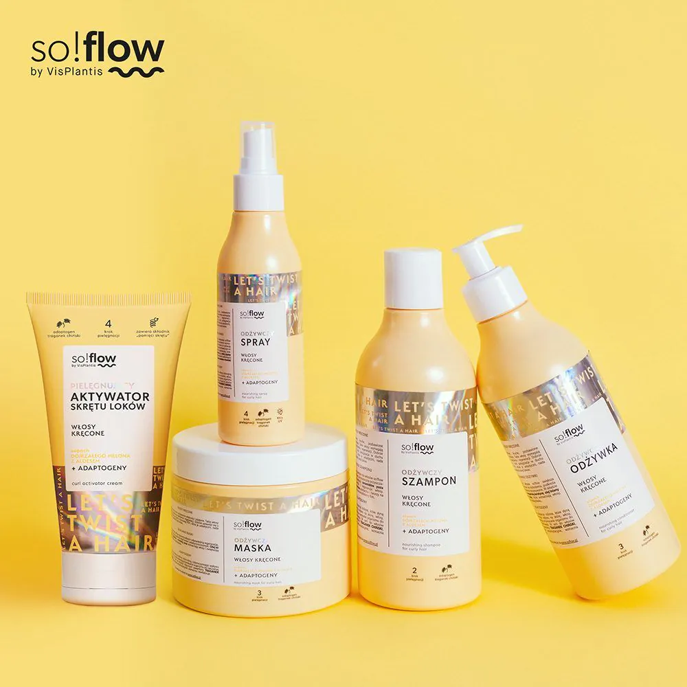 „So!Flow“ maitinamoji kaukė garbanotiems plaukams