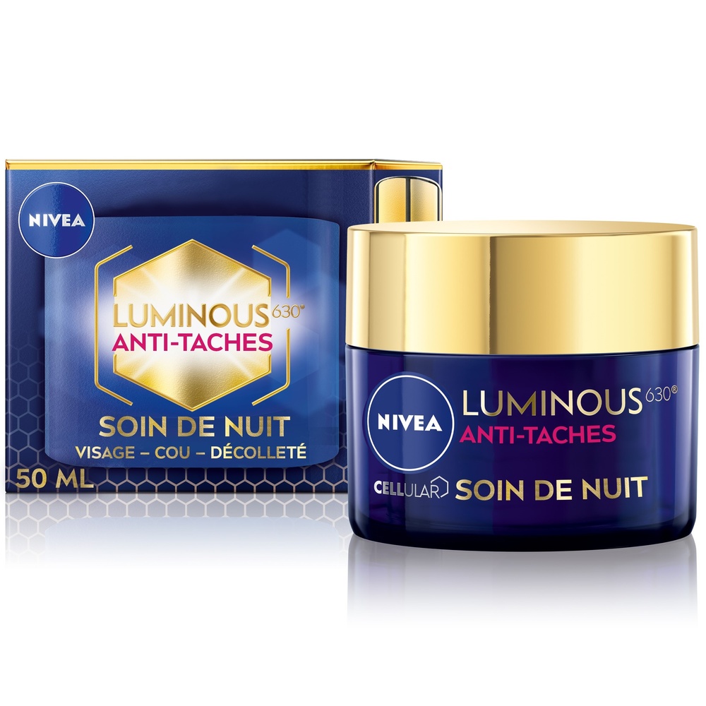 nivea CELLULAR LUMINOUS 630 - Soin de Nuit Unificateur de teint  Anti-tâches Soin de nuit anti-âge