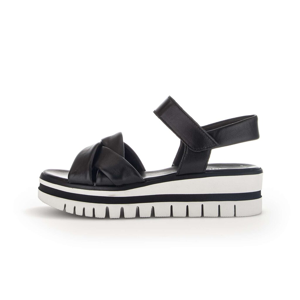 Gabor fashion Plateau Sandale schwarz
