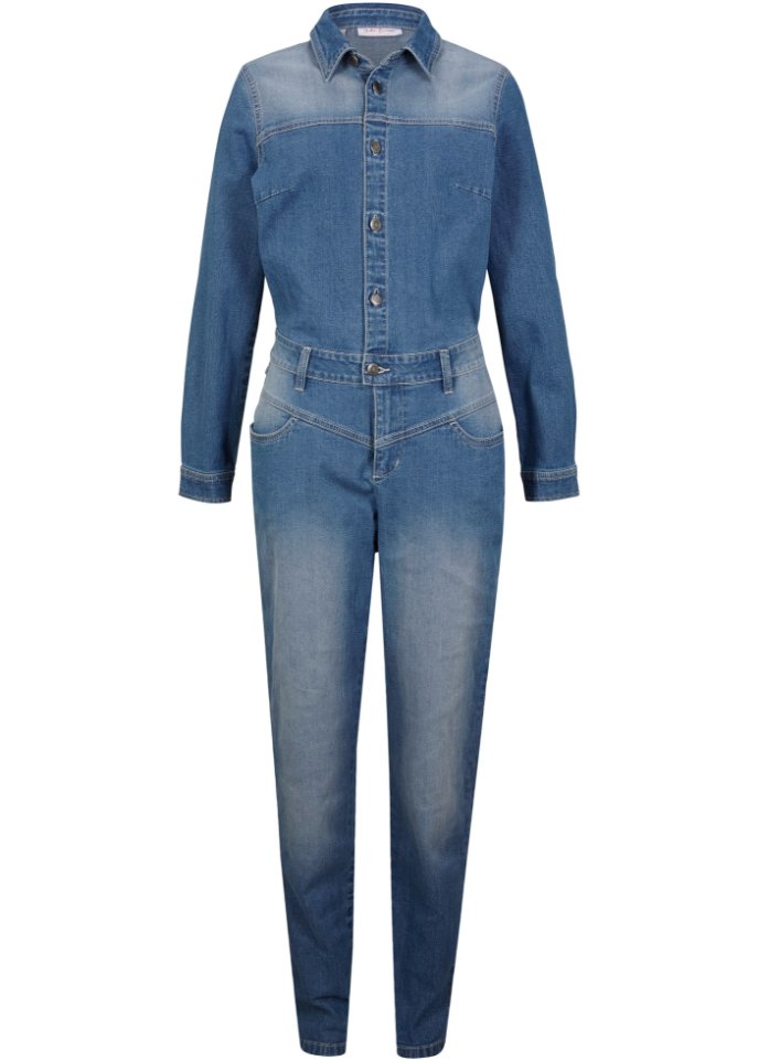 Jeans-Overall mit Stretch