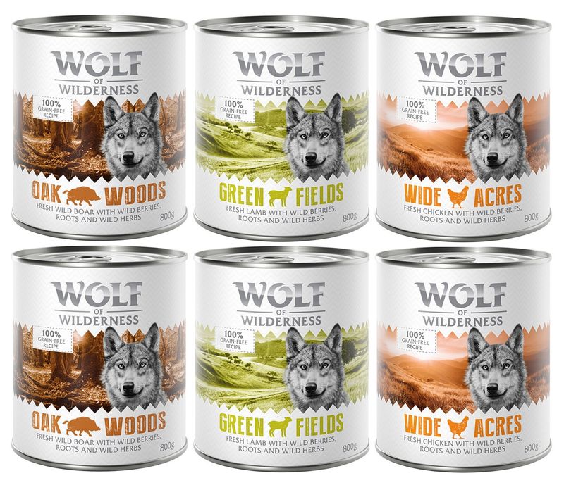 Probierpaket Wolf of Wilderness Nassfutter