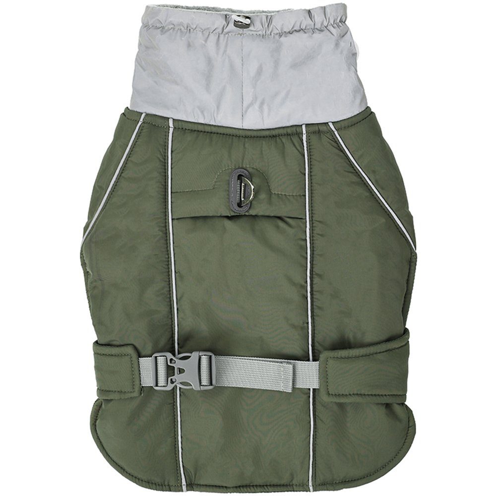 LAPA HOME Hundemantel Hund Wintermantel Wasserdicht Haustiermantel Hundejacke mit Stehkragen, Warm, Winddicht, Reflektierend Fleecejacke für Hunde Katzen
