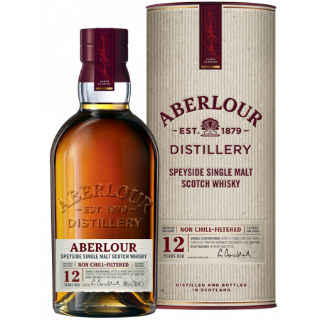 ABERLOUR 12 ANS - NON CHILL FILTERED - EN ETUI