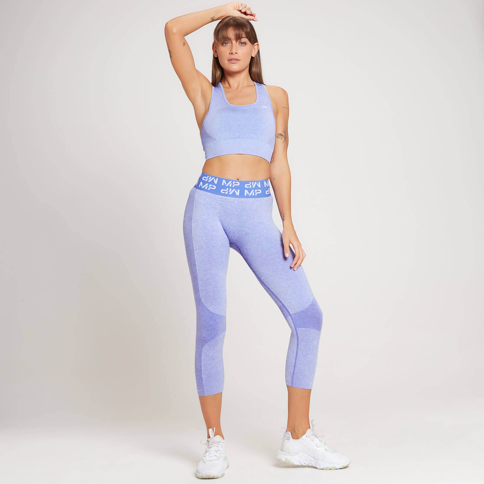 Legging ¾ MP Curve pour femmes – Violet craie